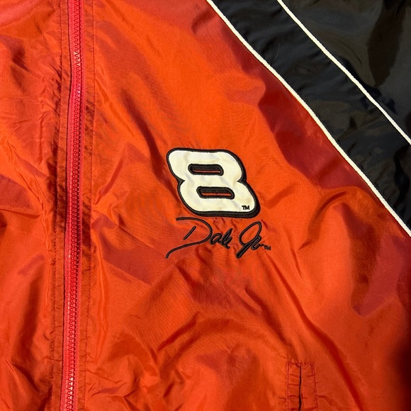Nascar Winners Circle Dale Earnhardt Jr # 8 Full Zip Windbreaker Jacket M - Picture 2 of 5